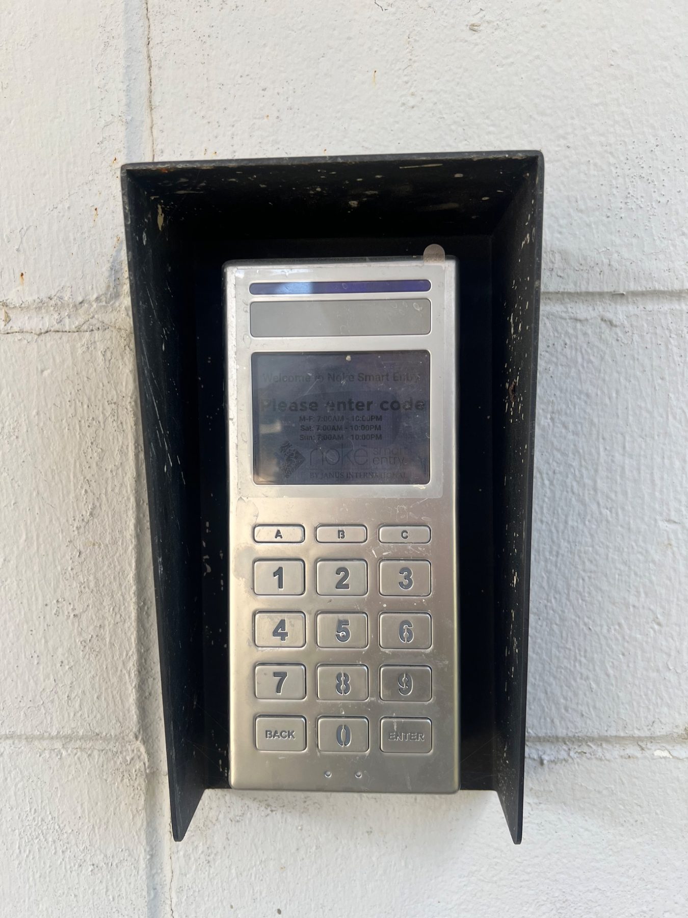 Keypad entry system